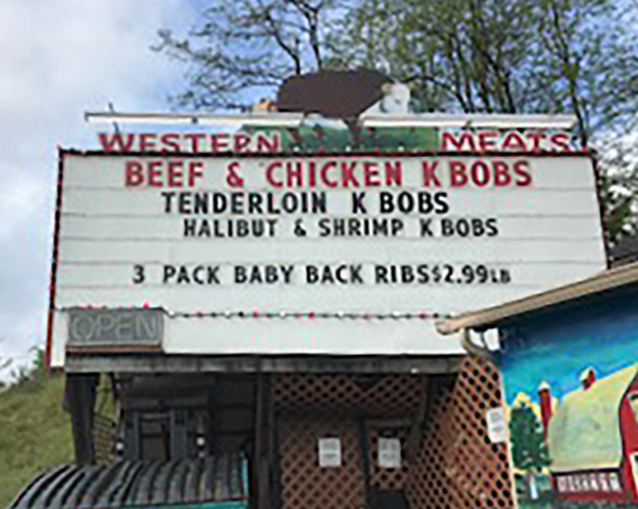 Western Meats Mothers Day Special Billboard